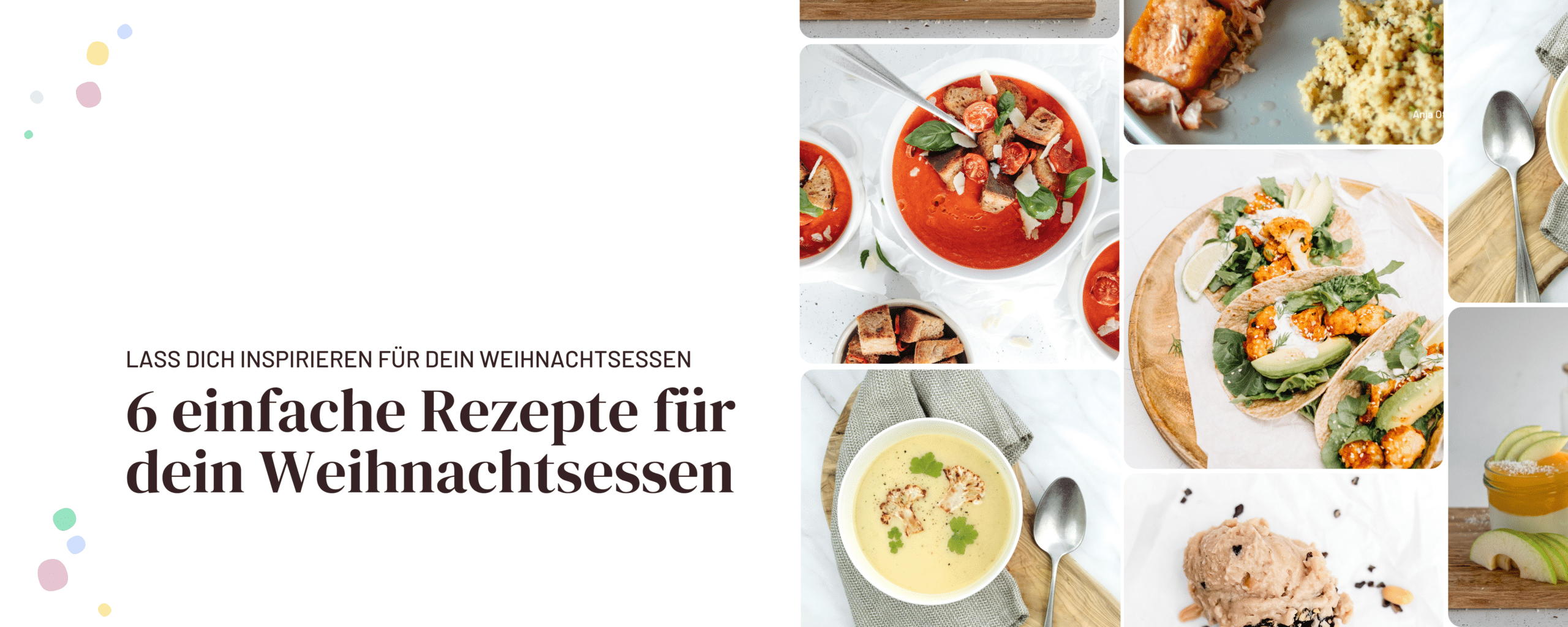 6 einfache Rezepte für dein Weihnachtsessen bzw. dein Weihnachtsmenü